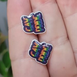 Pride Rainbow Stud Earrings